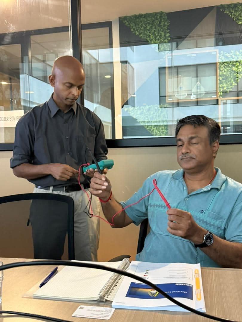 Electrical safety training session